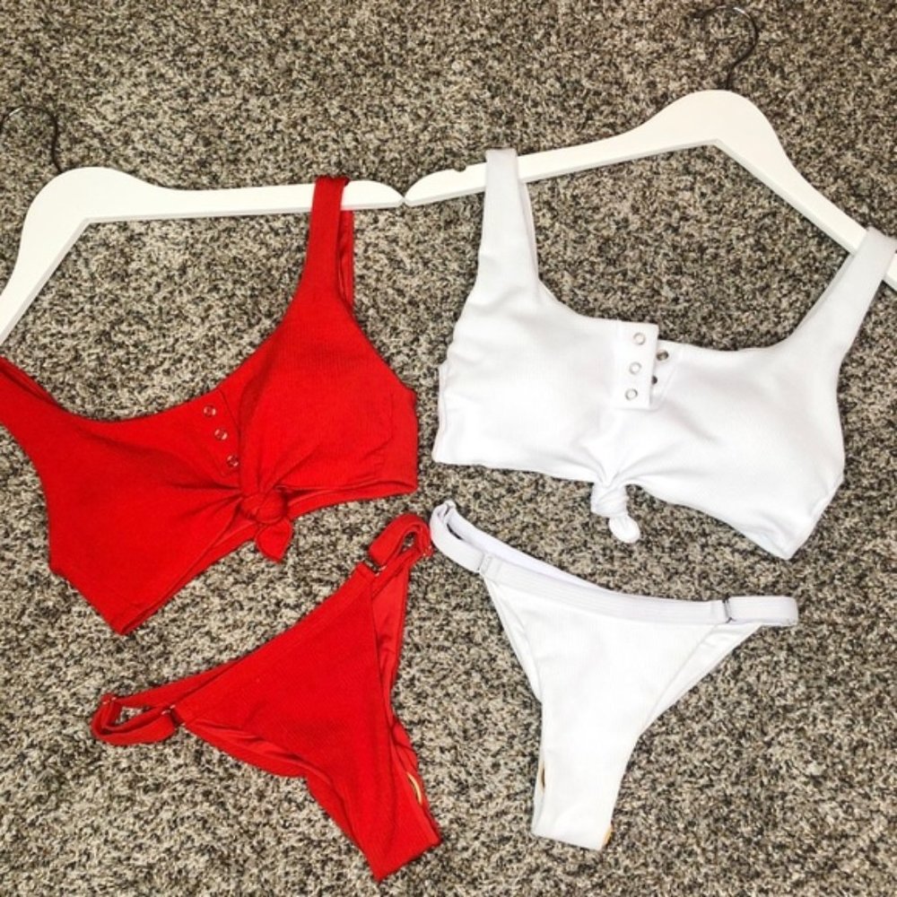 Knot Front Swimsuit